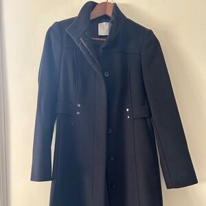BOSS single-breasted belted trench coat